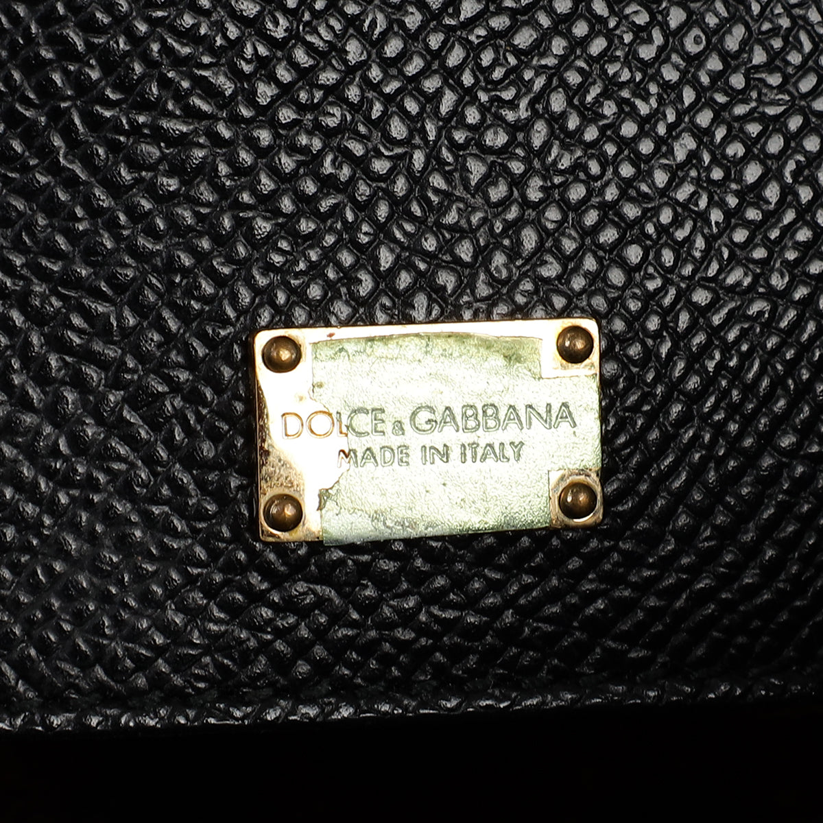 Dolce & Gabbana Black Dauphine Sicily Medium Bag