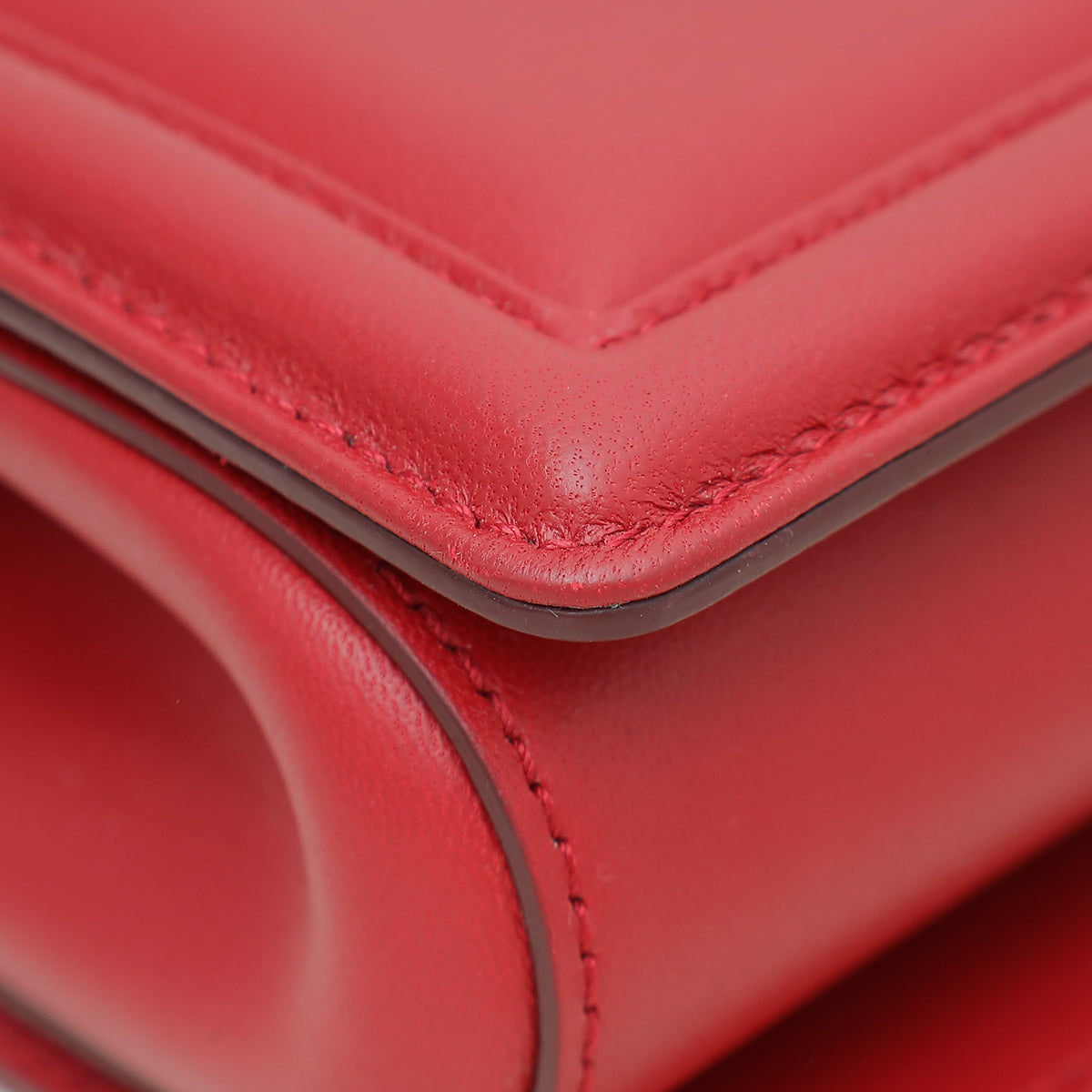 Dolce & Gabbana Red Devotion Medium Flap Chain Bag
