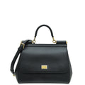 Dolce & Gabbana Black Dauphine Sicily Medium Bag