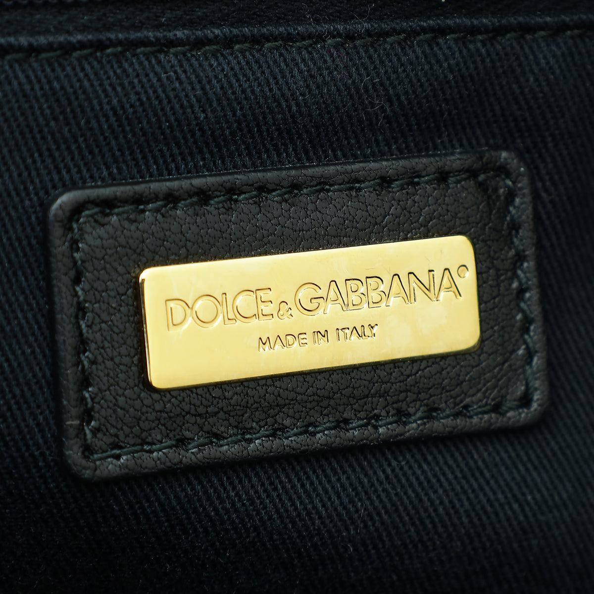 Dolce & Gabbana Bicolor Denim Leopard Print Miss Sicily Large Bag