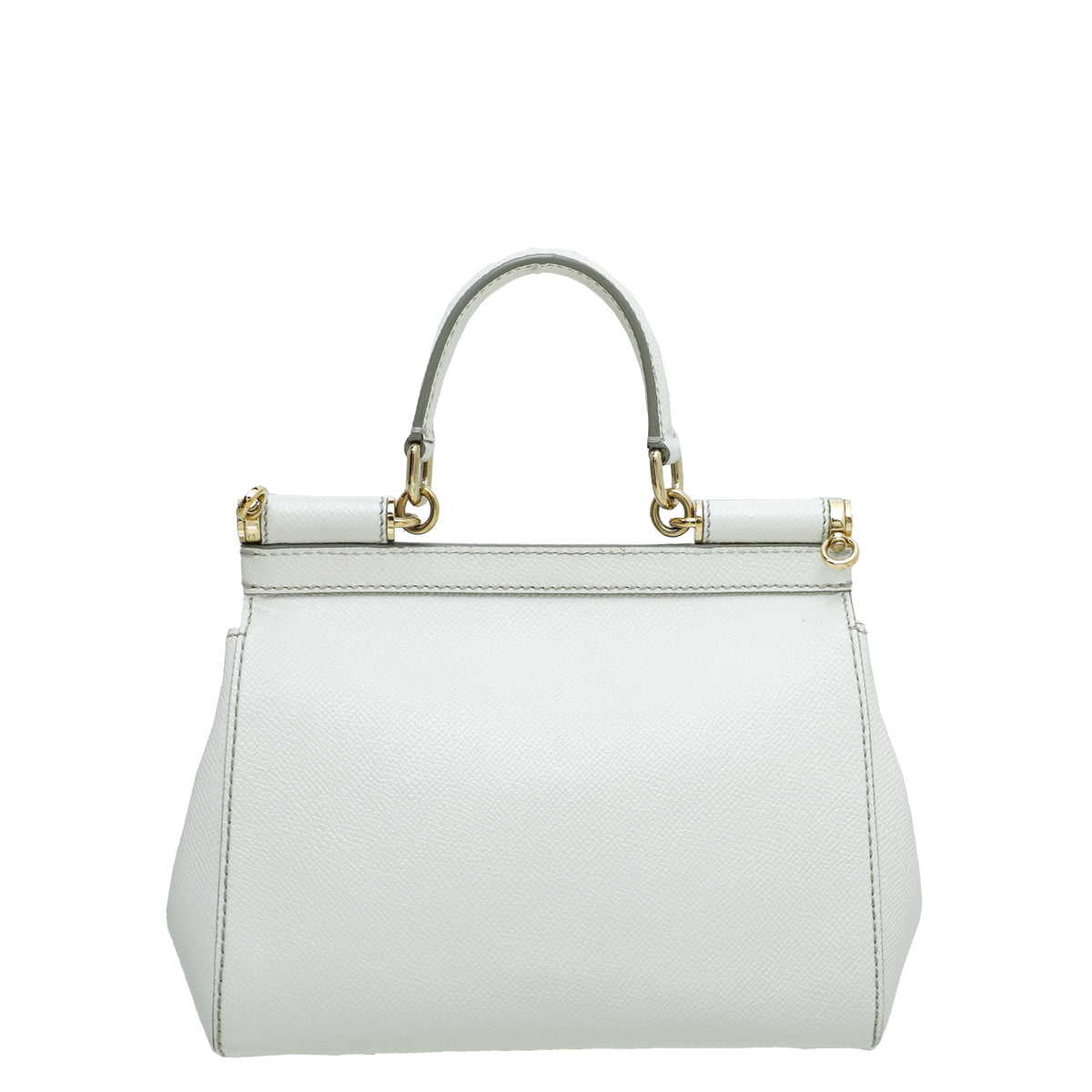 Dolce & Gabbana White Sicily Small Bag