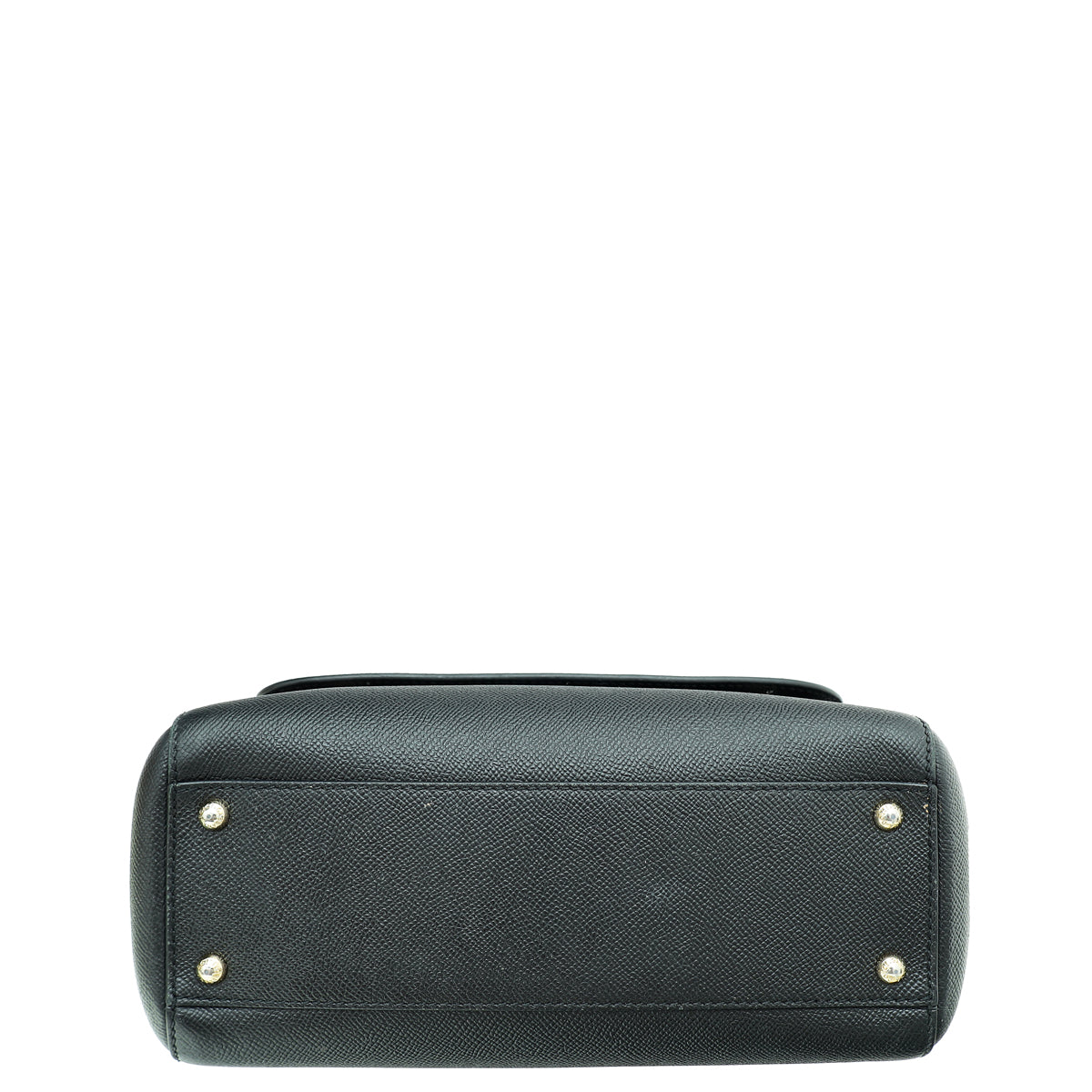 Dolce & Gabbana Black Dauphine Sicily Medium Bag