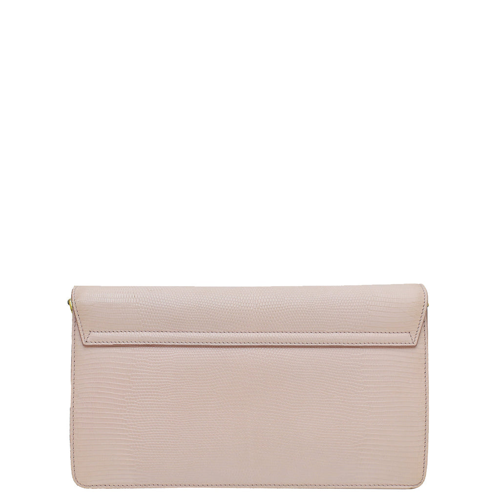 Dolce & Gabbana Pink Iguana Print Lucia Shoulder Bag