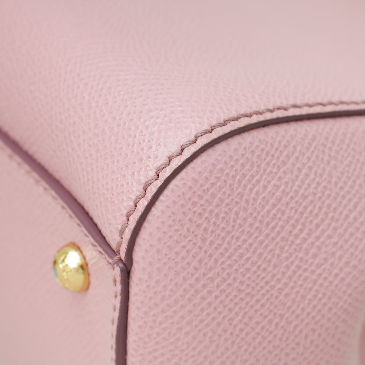 Dolce & Gabbana Light Pink Dauphine Sicily Medium Bag
