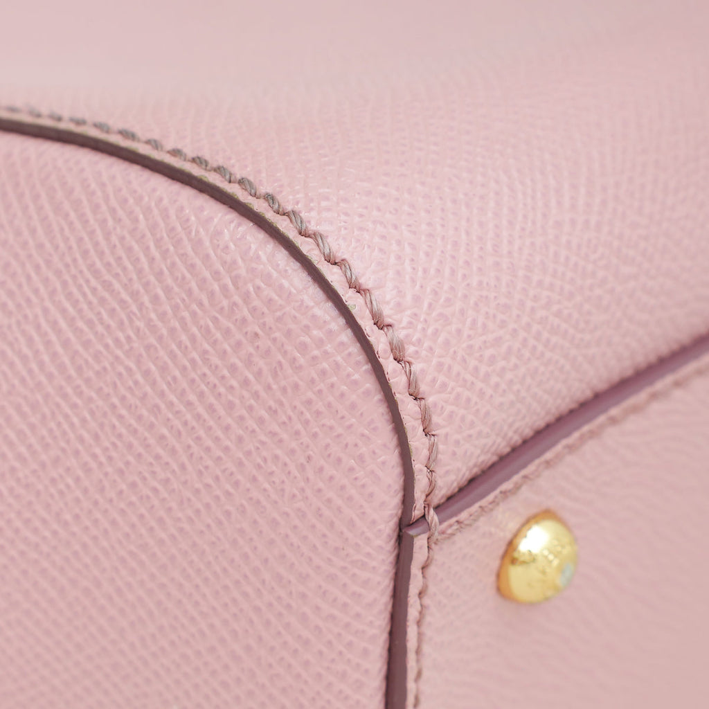 Dolce & Gabbana Light Pink Dauphine Sicily Medium Bag