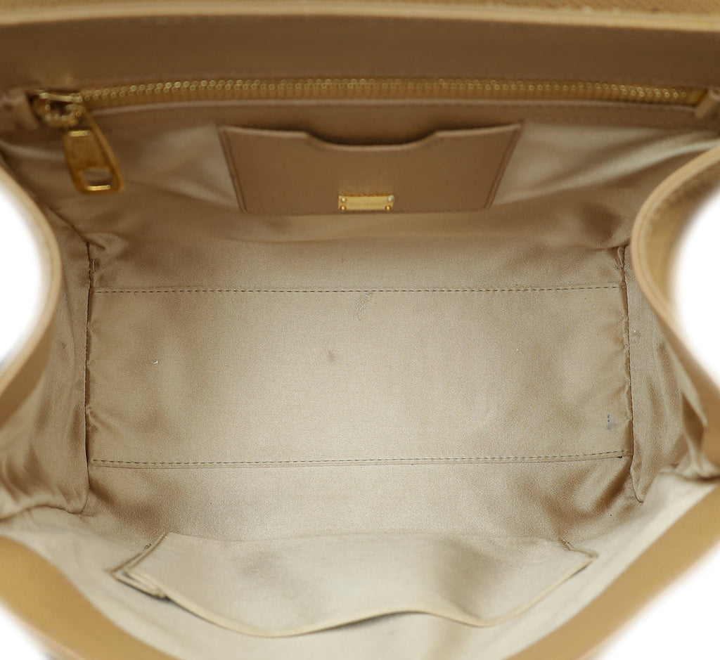 Dolce & Gabbana Tricolor Dauphine & Python Monica Medium Top Handle Bag