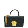 Dolce & Gabbana Black Lizard Embossed Lucia Von Bag