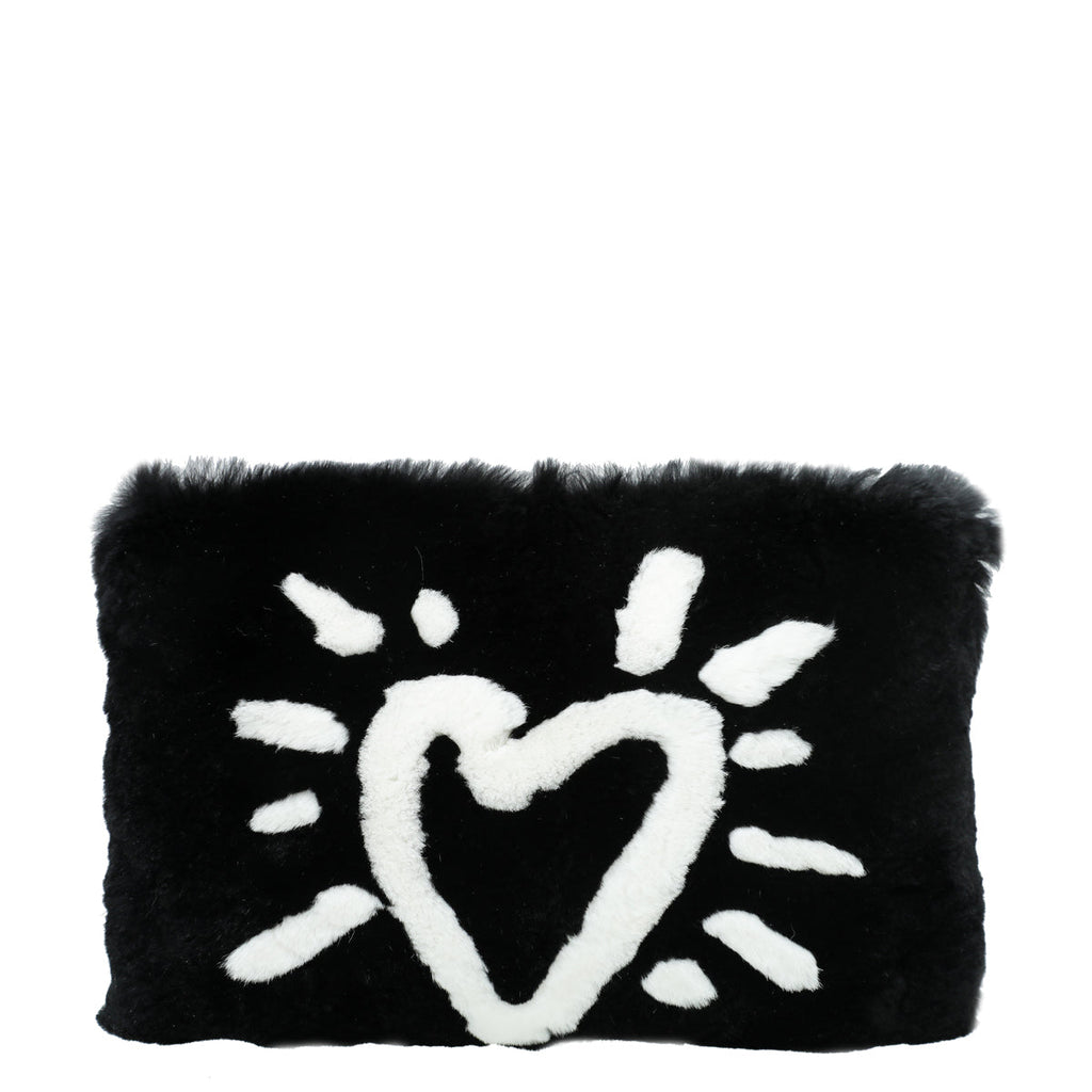Dolce & Gabbana Bicolor DG Eco Fur Cleo Crossbody Bag