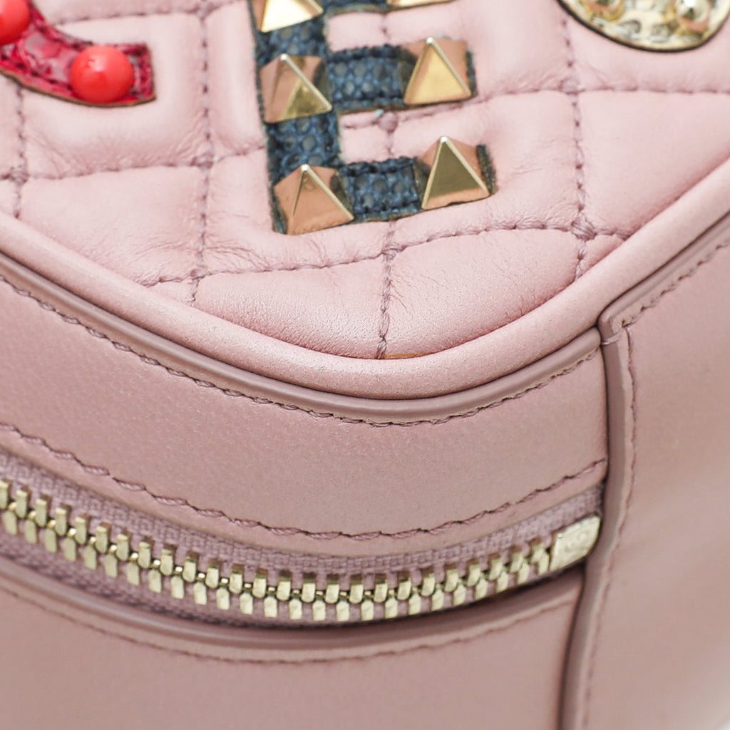 Dolce & Gabbana Pink Dolce Soft Embellished Small Bag
