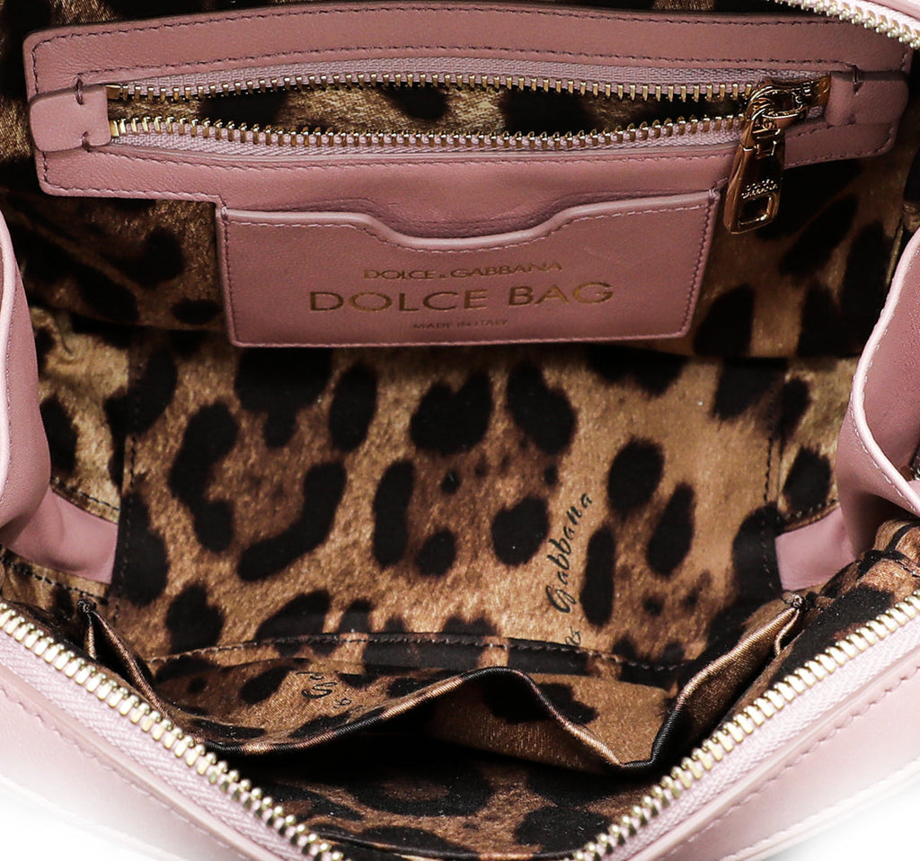 Dolce & Gabbana Pink Dolce Soft Embellished Small Bag