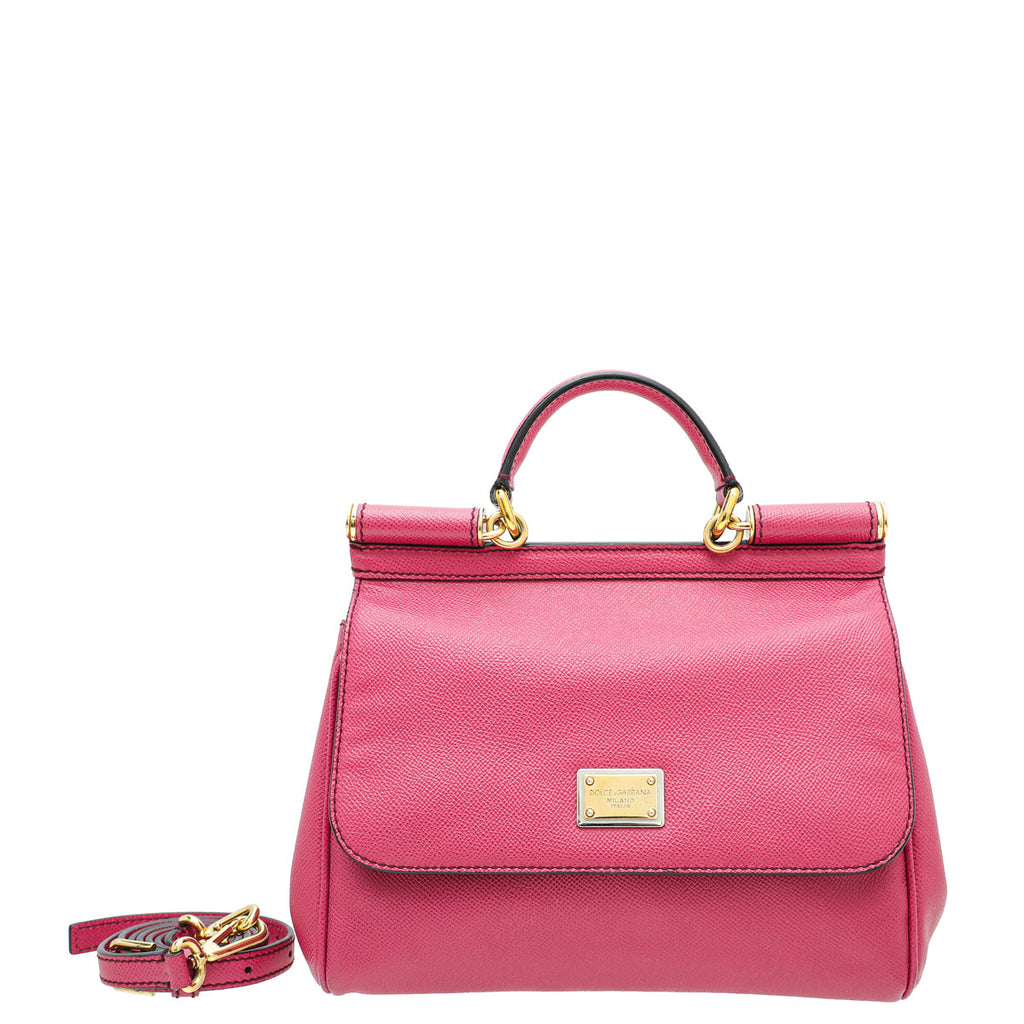 Dolce & Gabbana Fuchsia Dauphine Sicily Bag