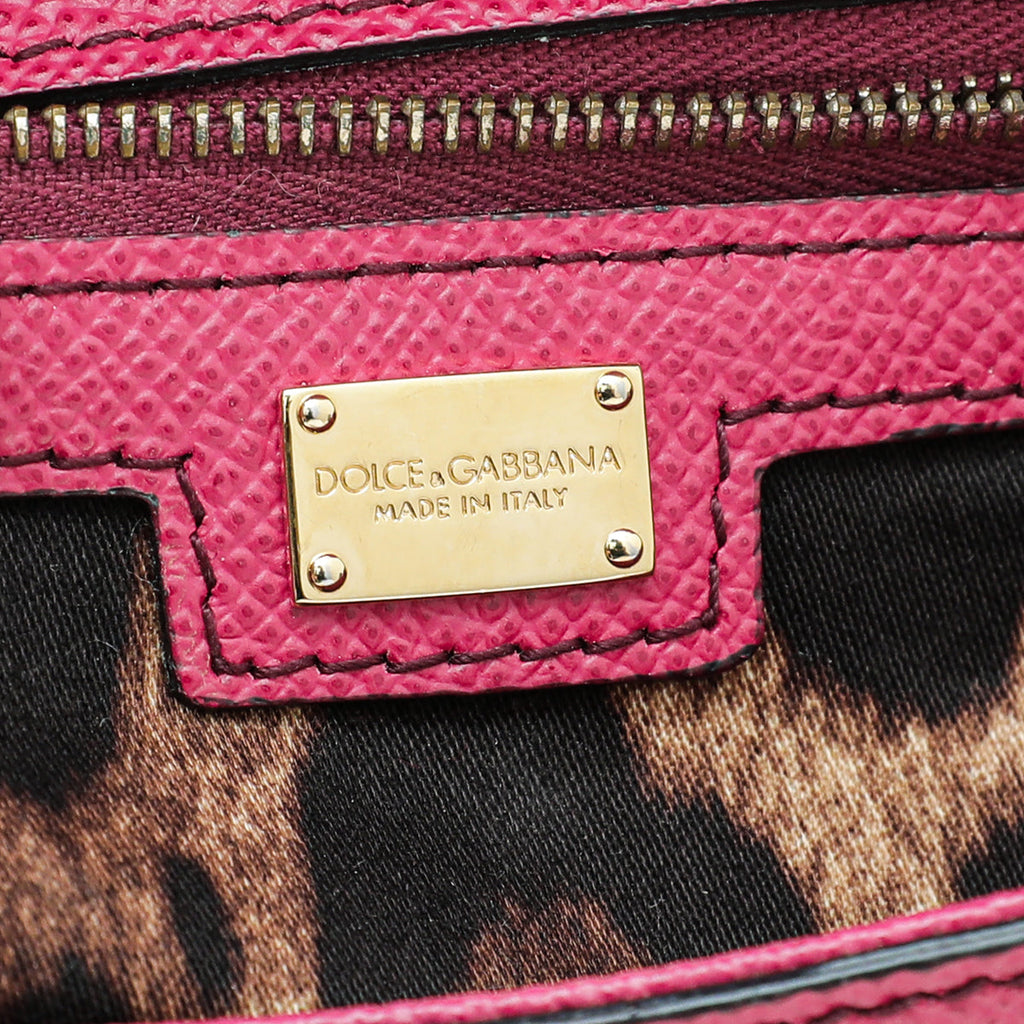Dolce & Gabbana Fuchsia Dauphine Sicily Bag