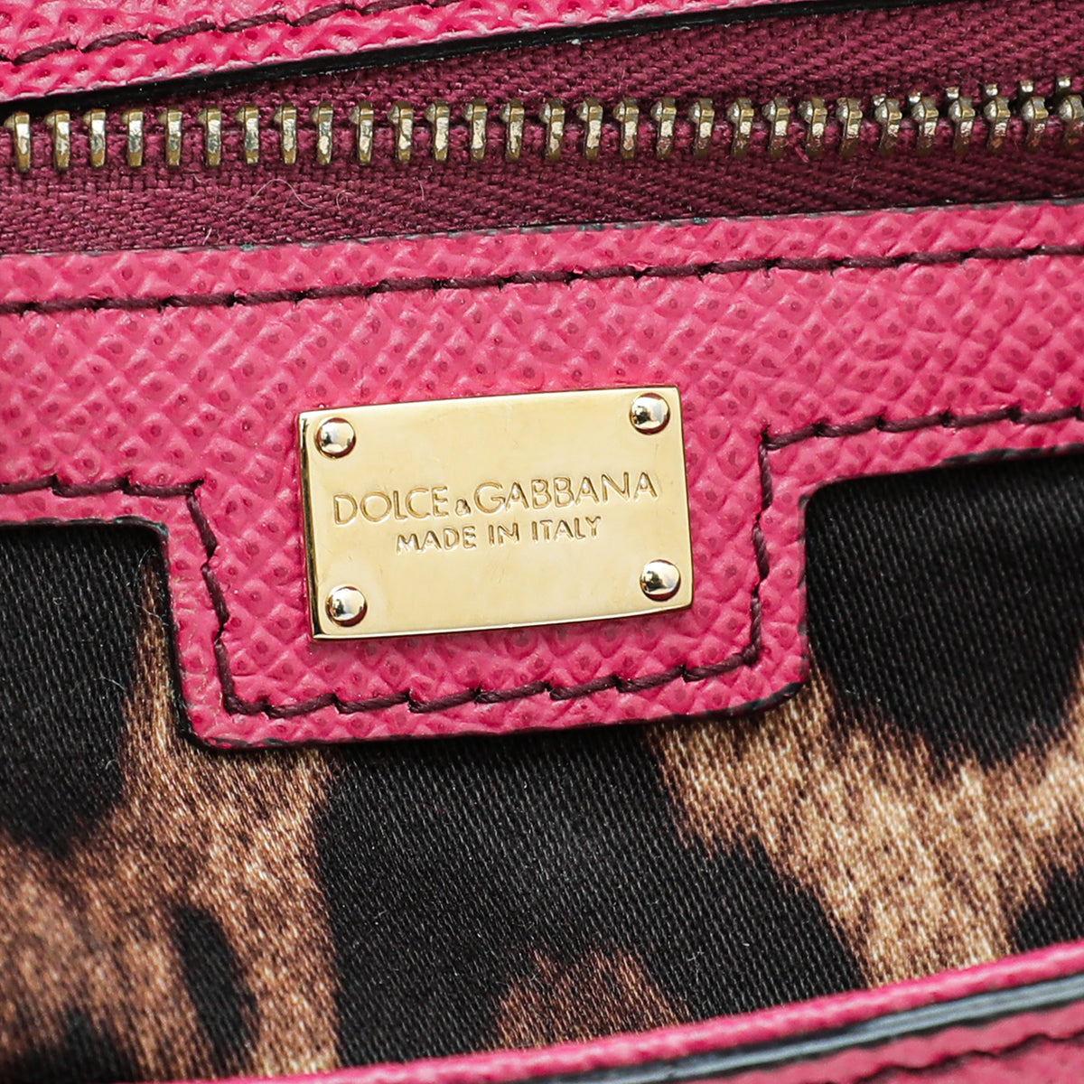 Dolce & Gabbana Fuchsia Dauphine Sicily Bag
