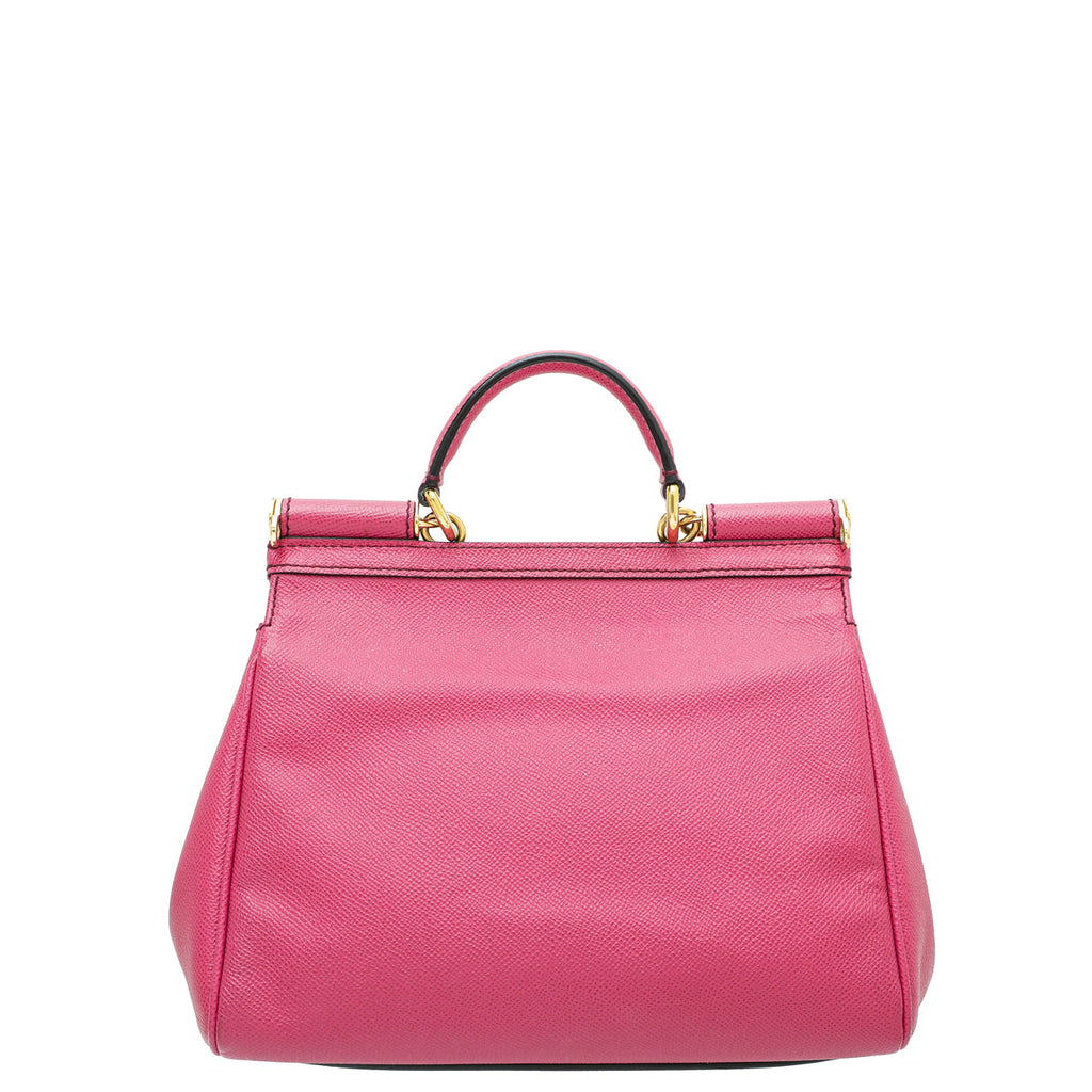 Dolce & Gabbana Fuchsia Dauphine Sicily Bag
