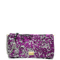 Dolce & Gabbana Bicolor Sequins Miss Charles Flap Bag