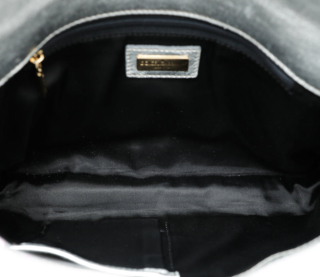 Dolce & Gabbana Bicolor Sequins Miss Charles Flap Bag