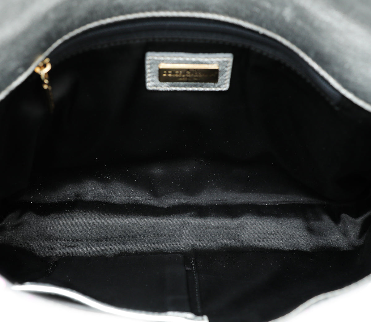 Dolce & Gabbana Bicolor Sequins Miss Charles Flap Bag