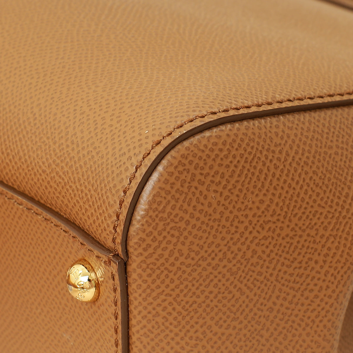 Dolce & Gabbana Brown Sicily Dauphine Medium Flap Bag