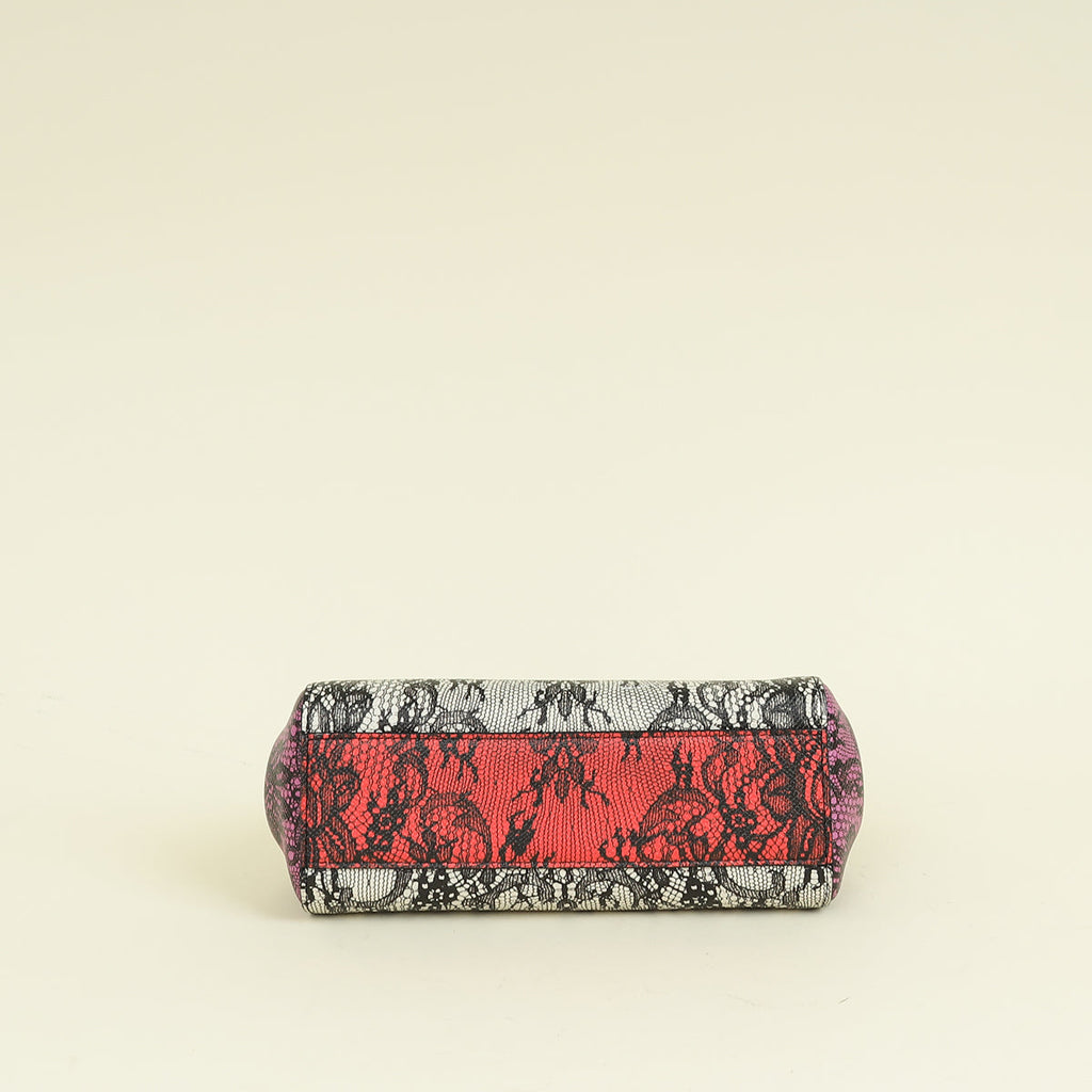 Dolce & Gabbana Multicolor Sicily Print Small Bag