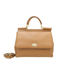 Dolce & Gabbana Caramel Dauphine Sicily Large Bag