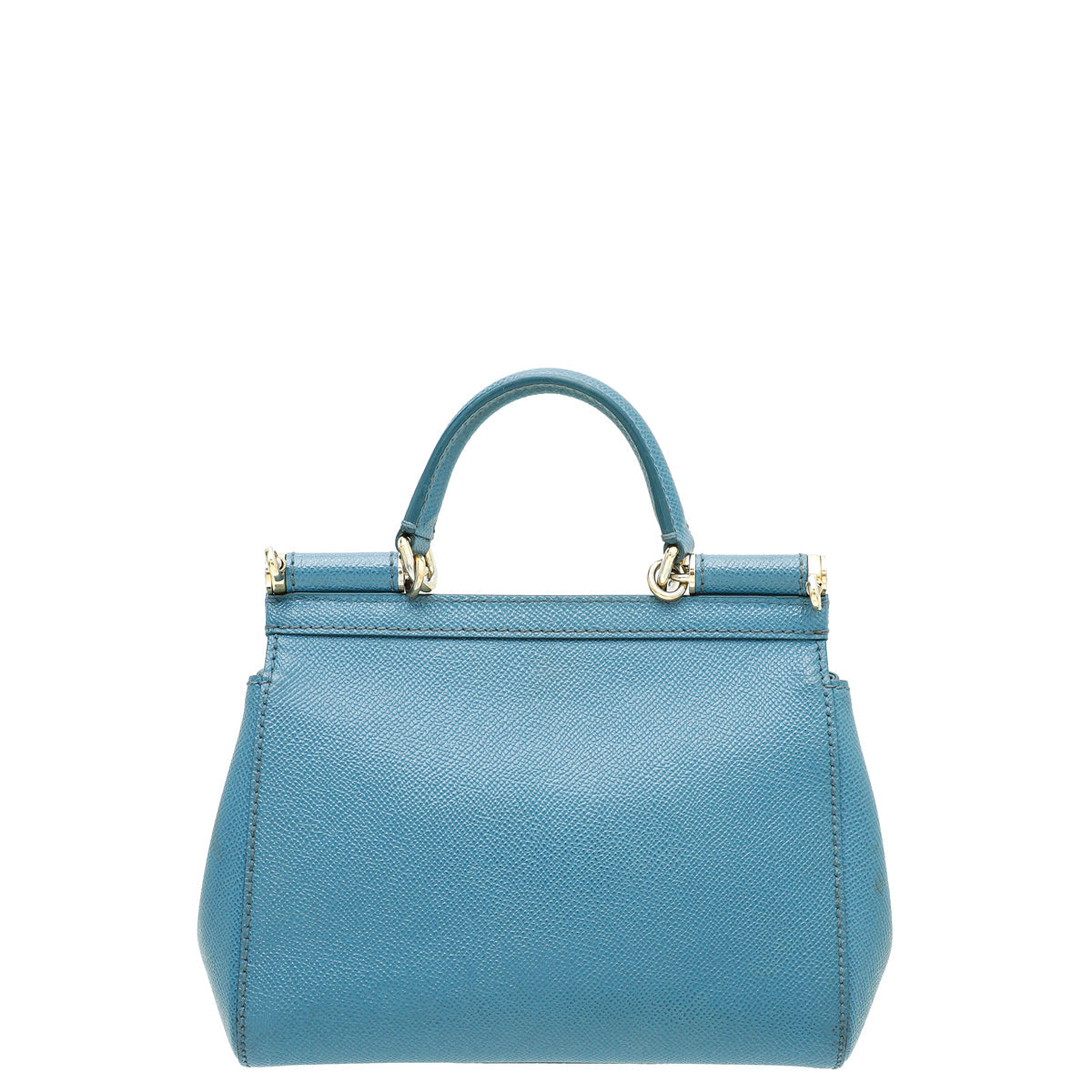 Dolce & Gabbana Pale Blue Dauphine Sicily Small Bag