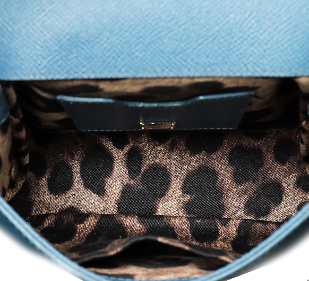 Dolce & Gabbana Pale Blue Dauphine Sicily Small Bag