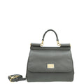 Dolce & Gabbana Grey Dauphine Sicily Medium Bag