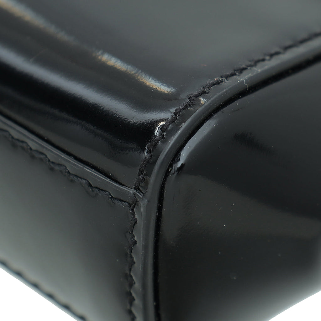 Dolce & Gabbana Black Kim Sicily Micro Crossbody Bag