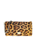 Dolce & Gabbana Bicolor Leopard Calf Hair Miss Charles Flap Bag