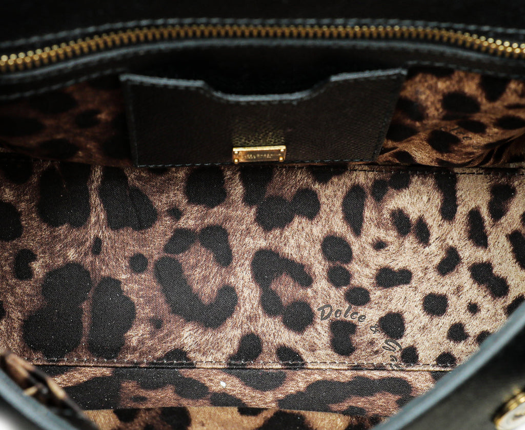 Dolce & Gabbana Black Sicily Medium Bag
