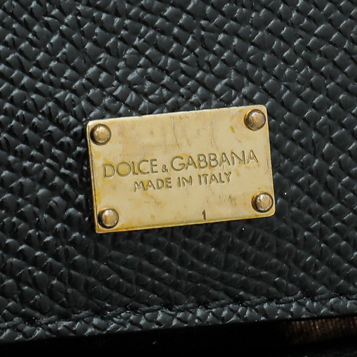 Dolce & Gabbana Black Sicily Medium Bag