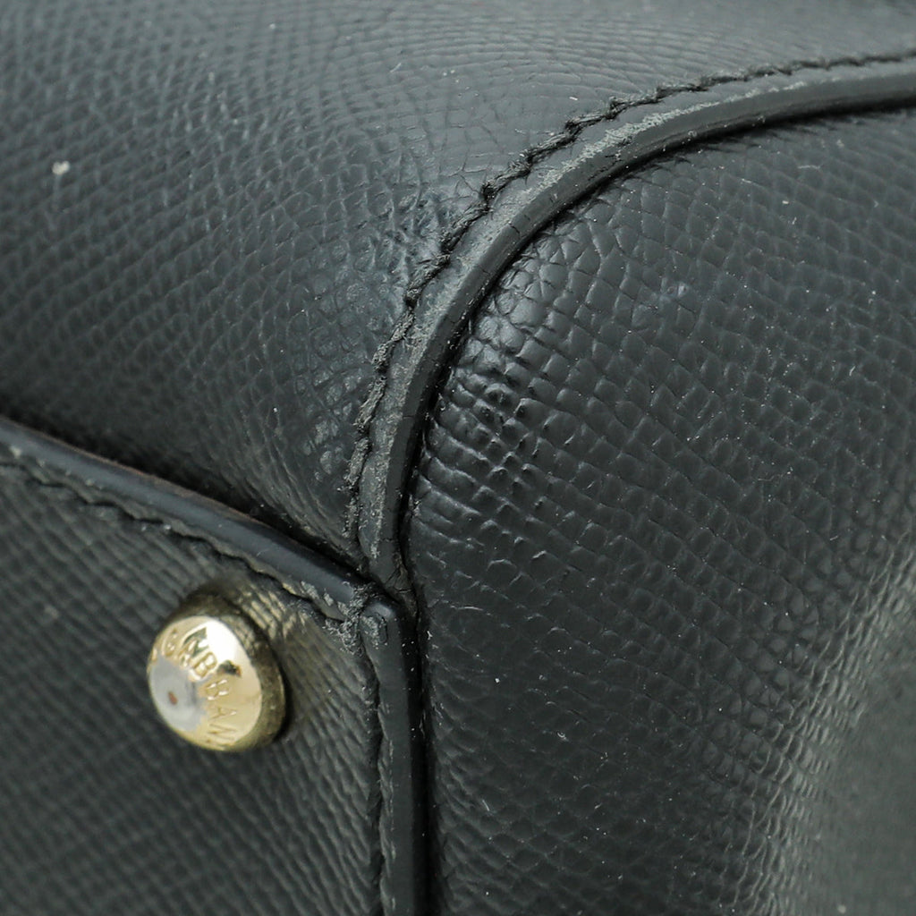 Dolce & Gabbana Black Sicily Medium Bag