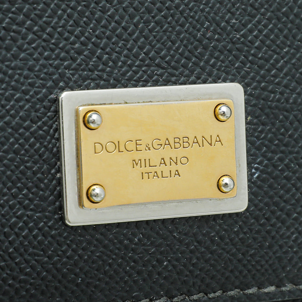 Dolce & Gabbana Black Sicily Medium Bag