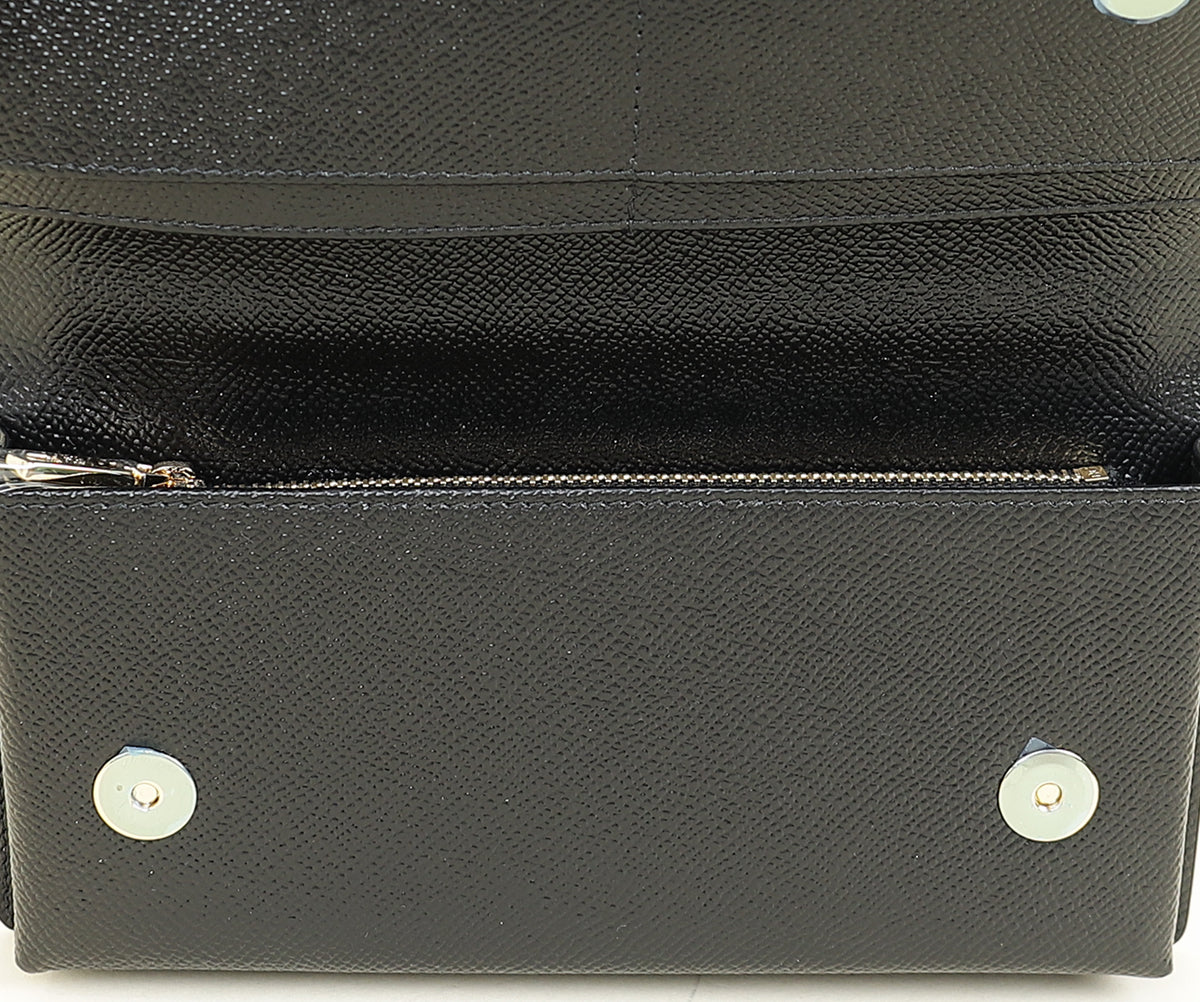 Dolce & Gabbana Black Sicily Phone Chain Bag