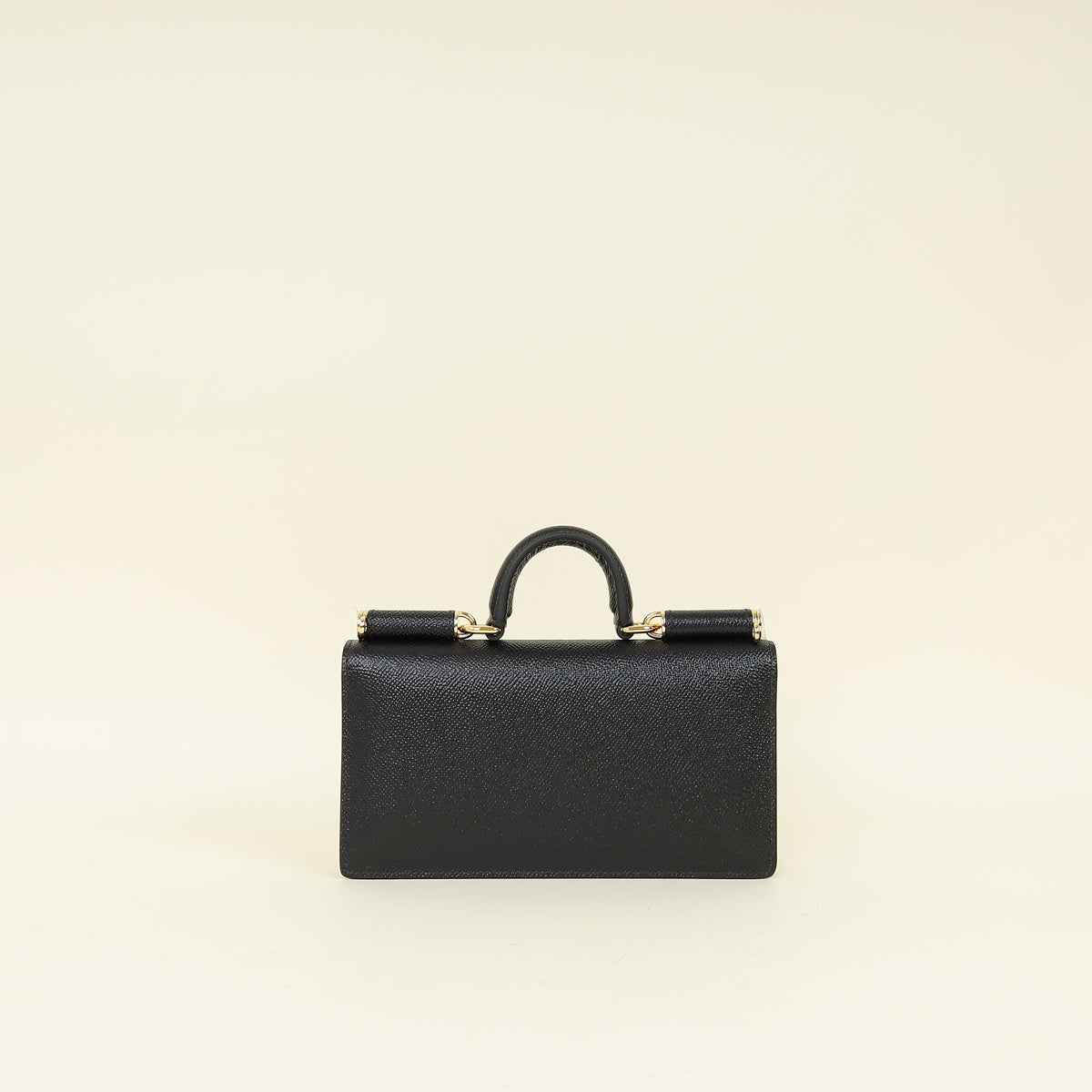 Dolce & Gabbana Black Sicily Phone Chain Bag