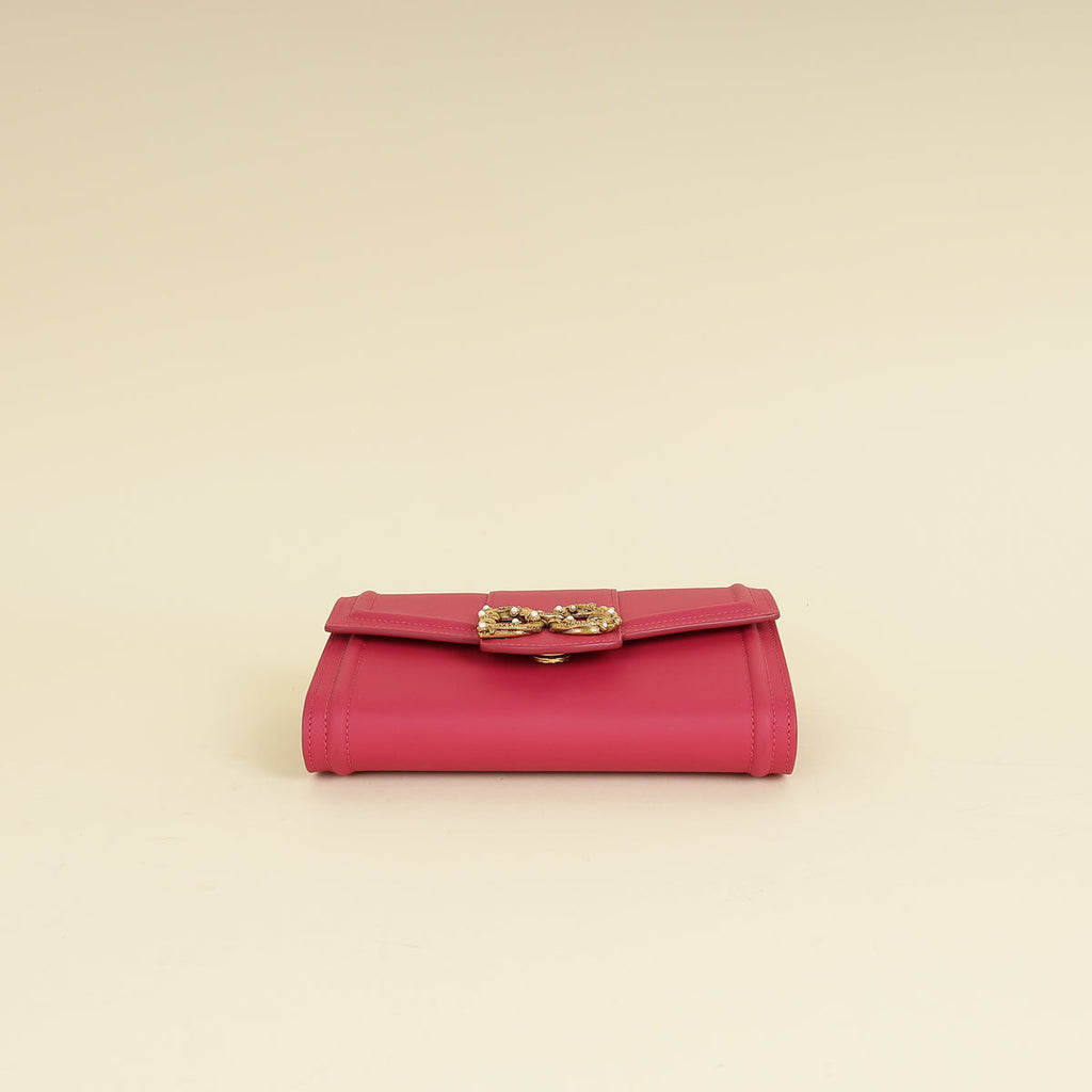 Dolce & Gabbana Fuchsia DG Amore Wallet Strap