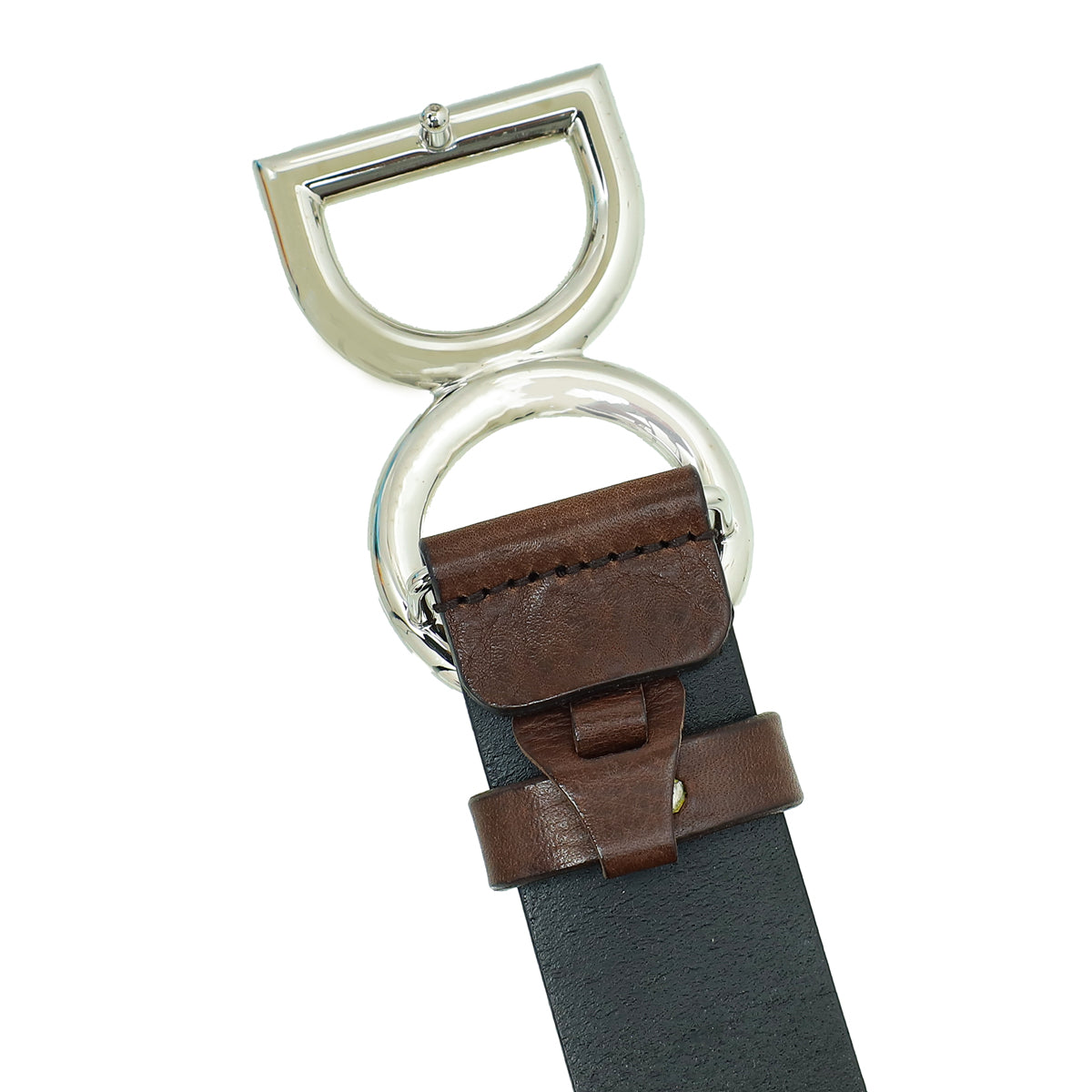 Dolce & Gabbana Brown DG Buckle Belt 36