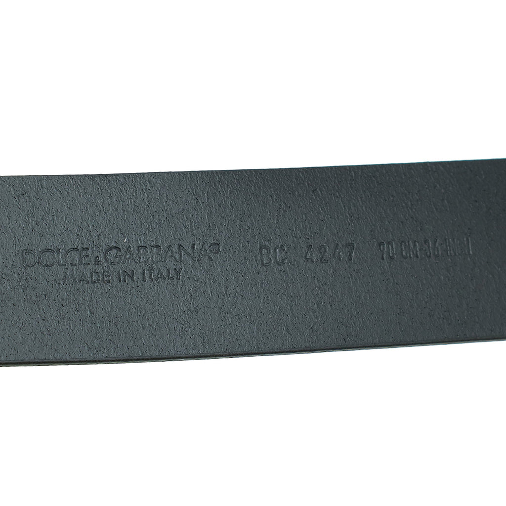 Dolce & Gabbana Brown DG Buckle Belt 36