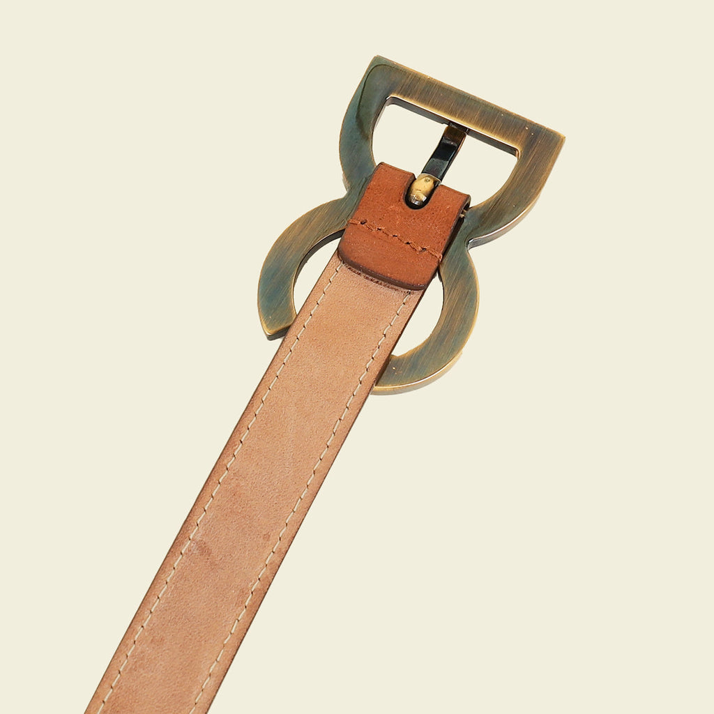 Dolce & Gabbana Brown Tan DG Buckle Belt 30