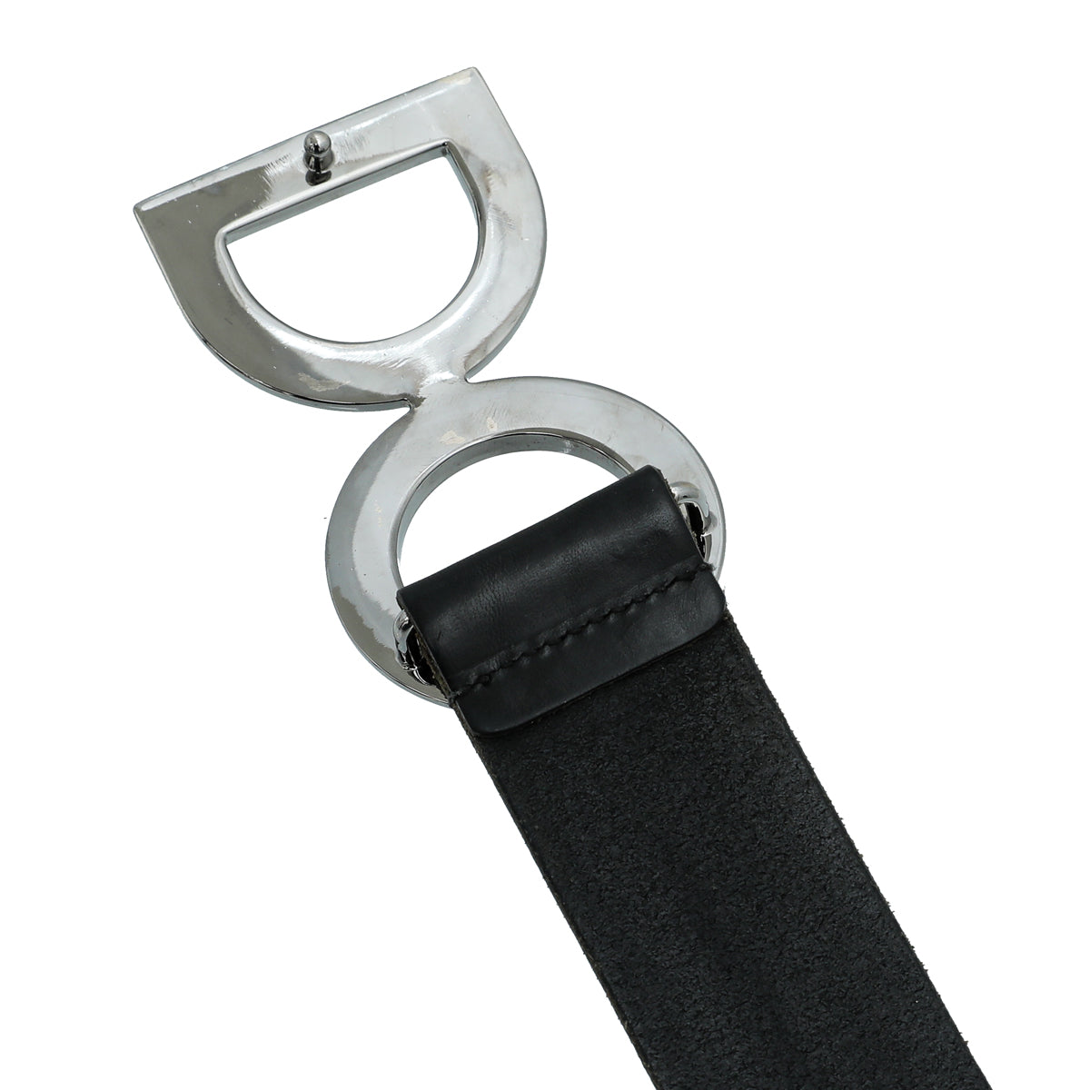 Dolce & Gabbana Black DG Buckle Belt 36 W/ 3 Additional Holes