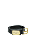 Dolce & Gabbana Black Metal Logo Buckle Belt 32