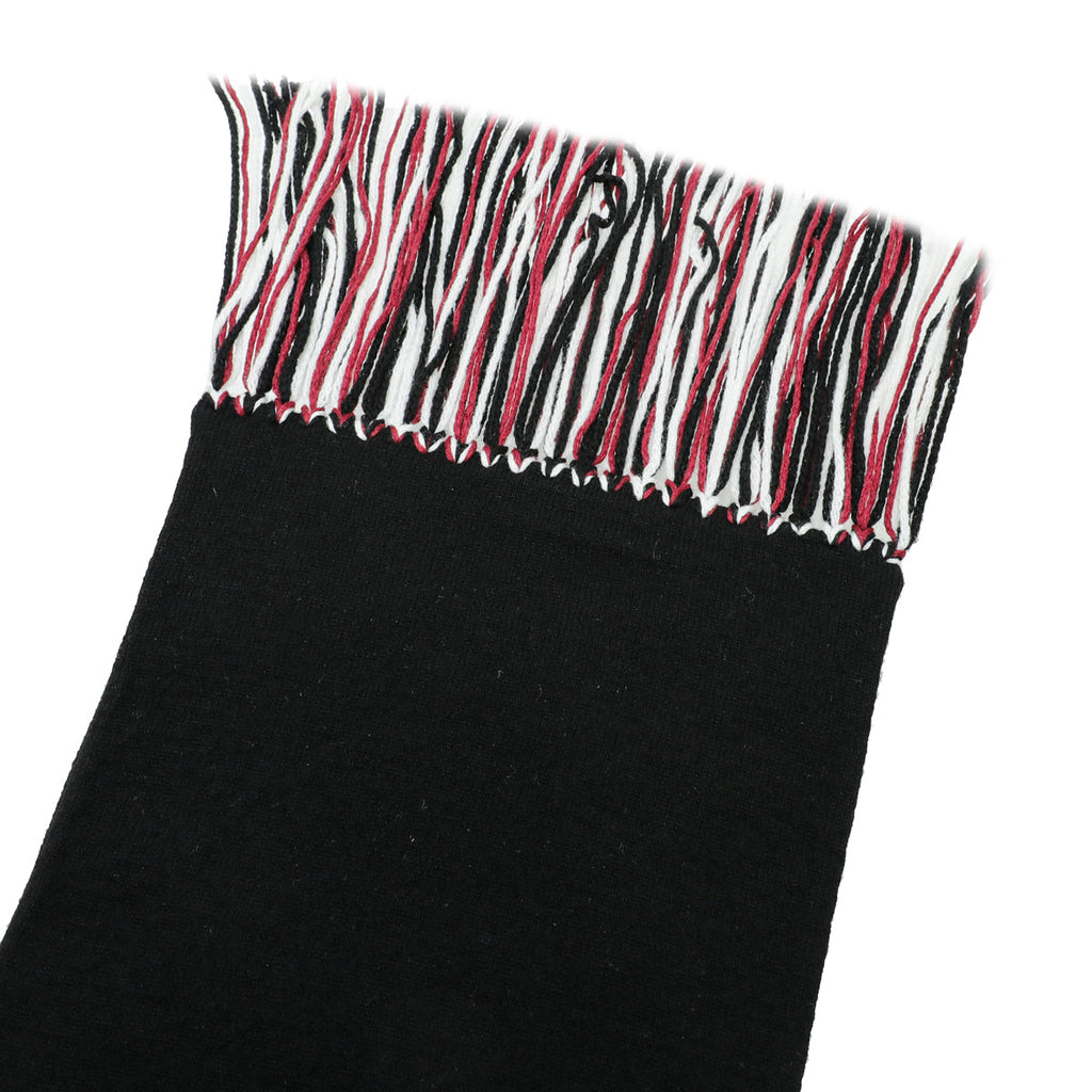 Dolce & Gabbana Burgundy Royal Love Knit Cashmere Scarf