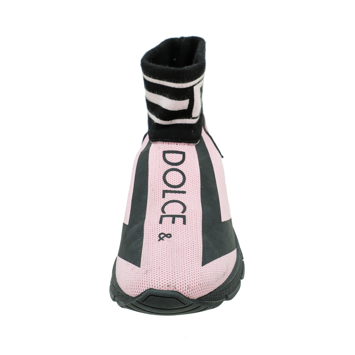 Dolce & Gabbana Bicolor Socks Trainer Kids Mesh Sneaker 35
