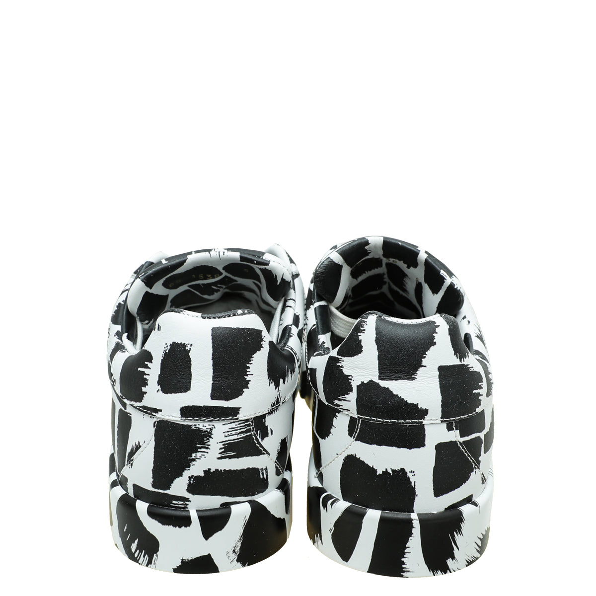 Dolce & Gabbana Bicolor Printed Portofino Sneakers 39