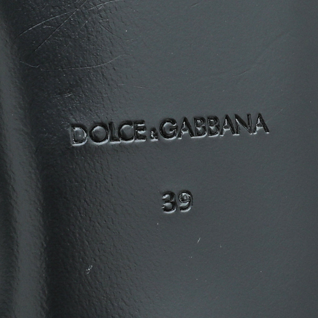 Dolce & Gabbana Multicolor Floral Crystal Buckle Thong Sandal