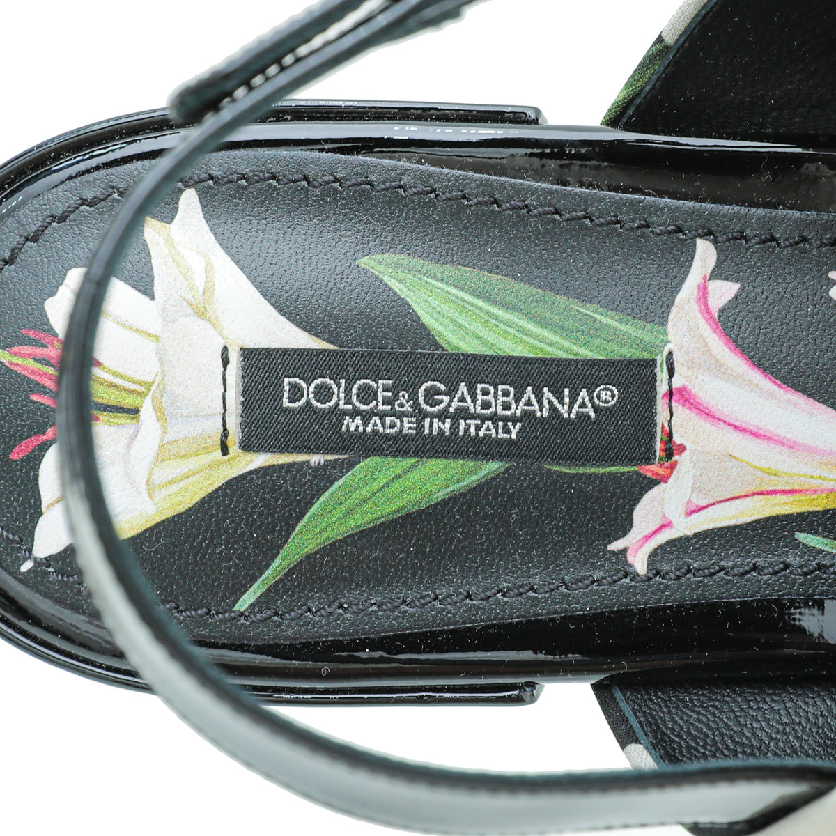 Dolce & Gabbana Multicolor Floral Crystal Buckle Thong Sandal