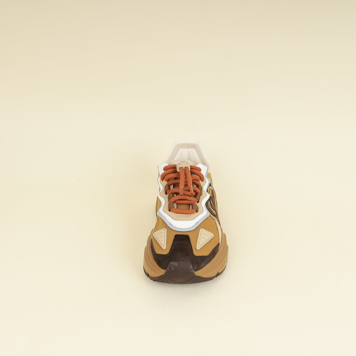 Dolce & Gabbana Brown Multicolor DG Logo Daymaster Sneakers 36