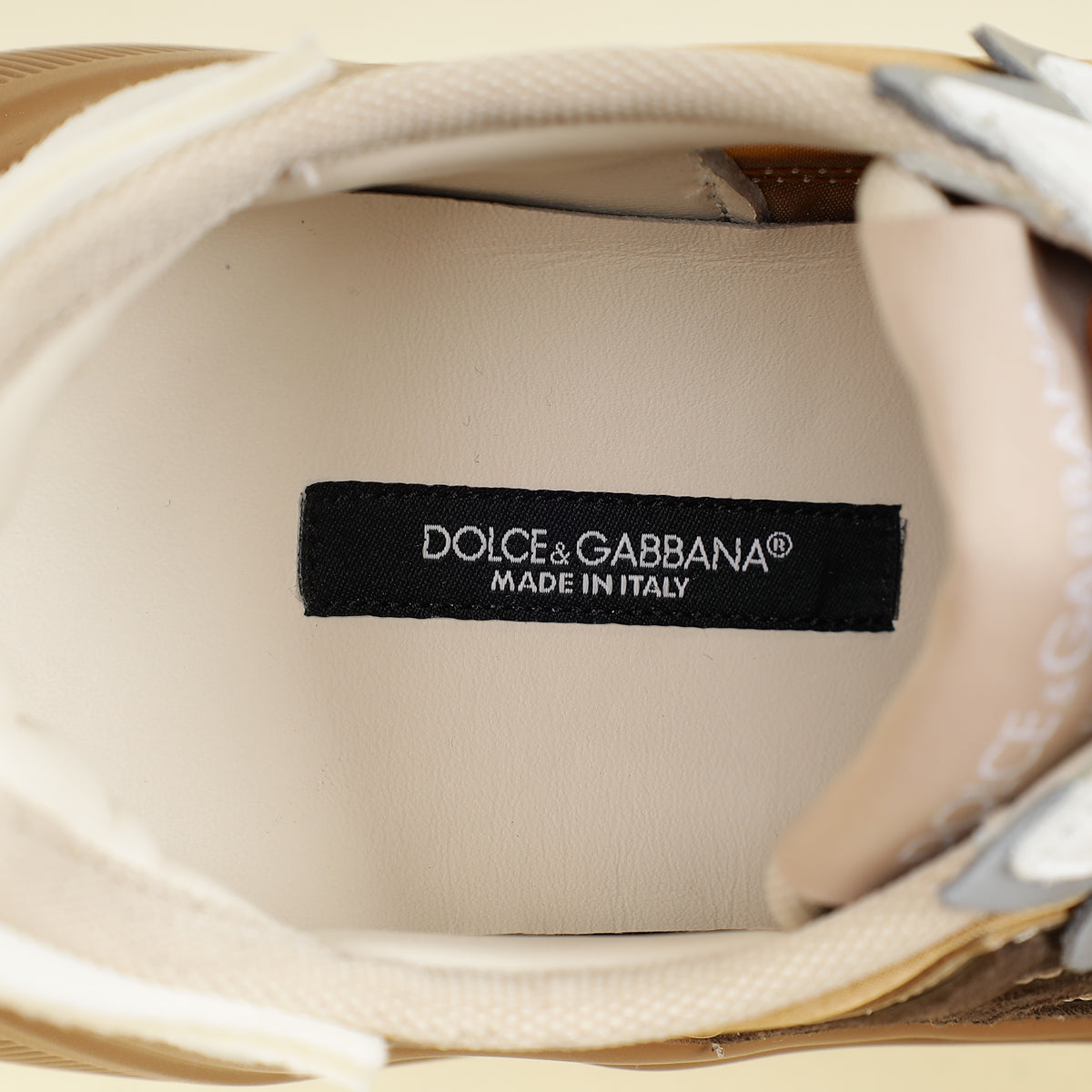 Dolce & Gabbana Brown Multicolor DG Logo Daymaster Sneakers 36