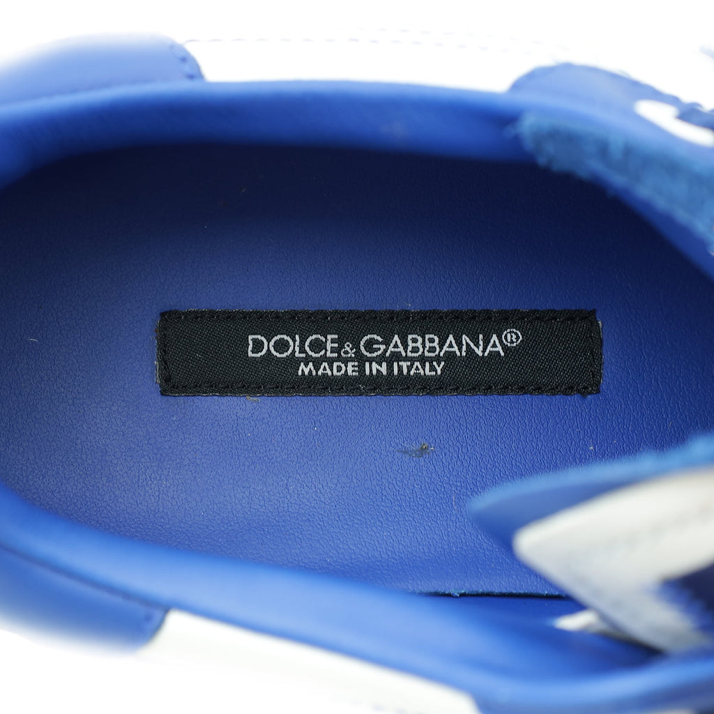 Dolce & Gabbana Bicolor "D&G Amore" Melt Portofino Sneakers 37.5