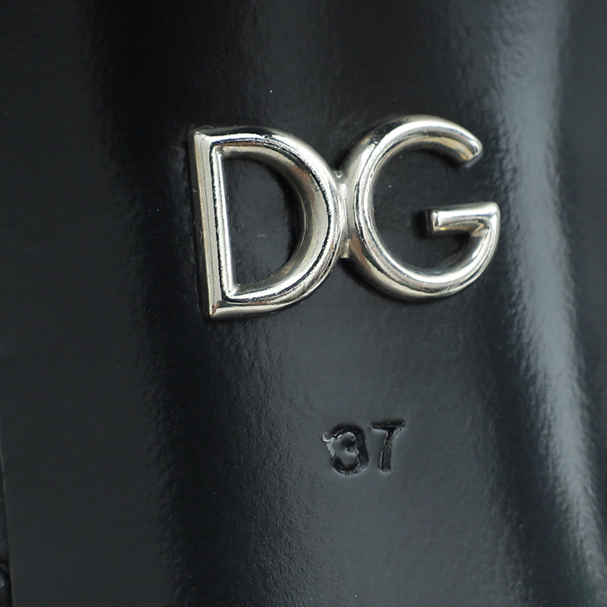 Dolce & Gabbana Black Devotion Slingback 37